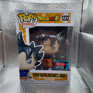 Funko POP! Vinyl Dragonball Super #1232 Goku (Ultra Instinct -Sign-) NYCC 2022 FRENLY BRICKS - Open 7 Days