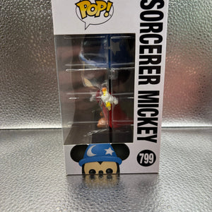 Funko Pop Vinyl #799 Disney Sorcerer Mickey FRENLY BRICKS - Open 7 Days