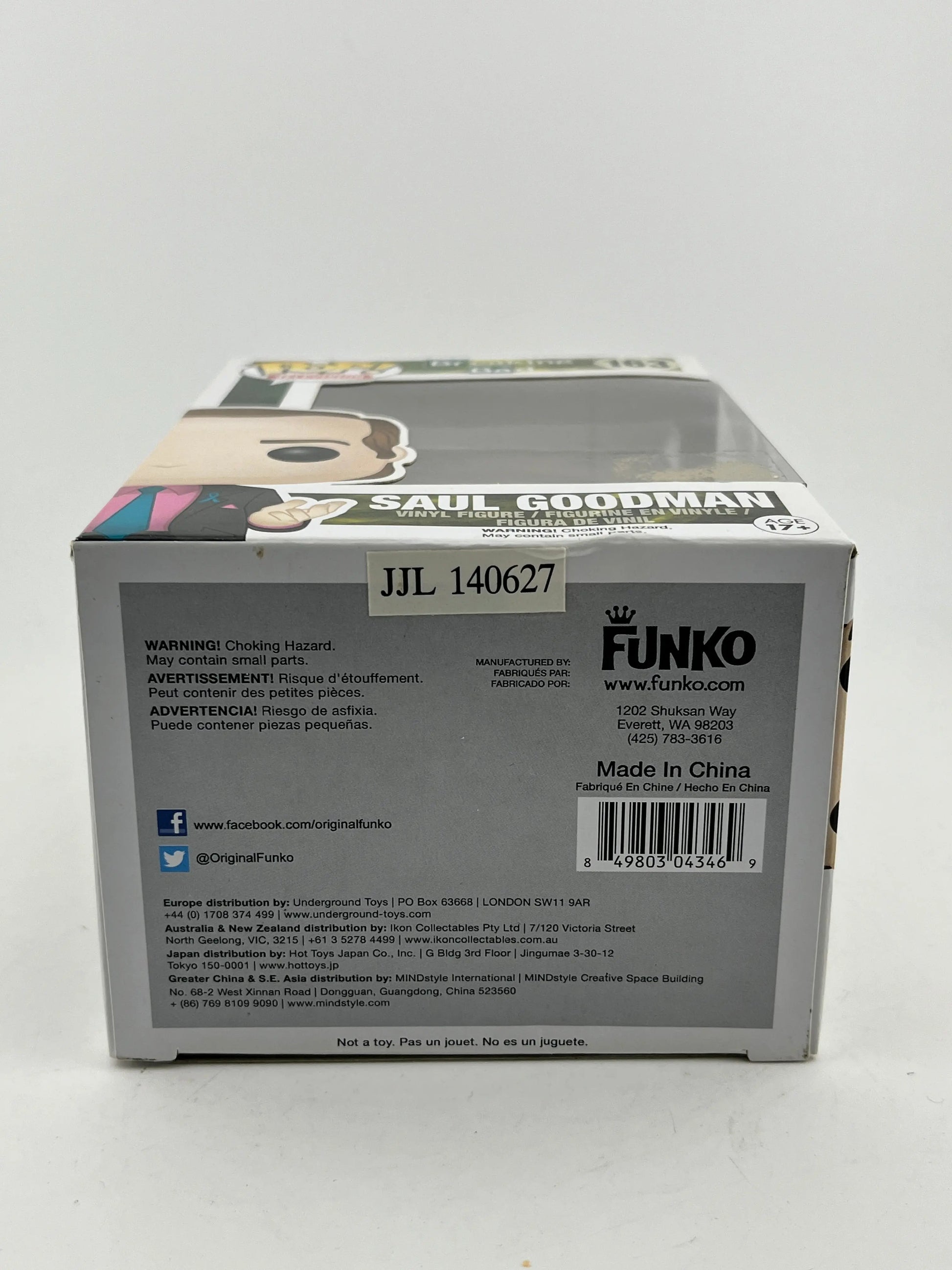 Funko POP! Television Breaking Bad - Saul Goodman #163 - Vinyl Collectable FRENLY BRICKS - Open 7 Days