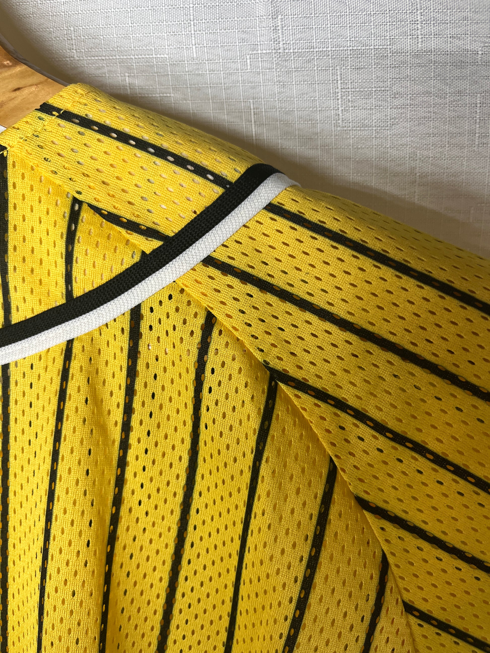 Nippon Baseball Hanshin Tigers Yellow/Black Blank Jersey Large
