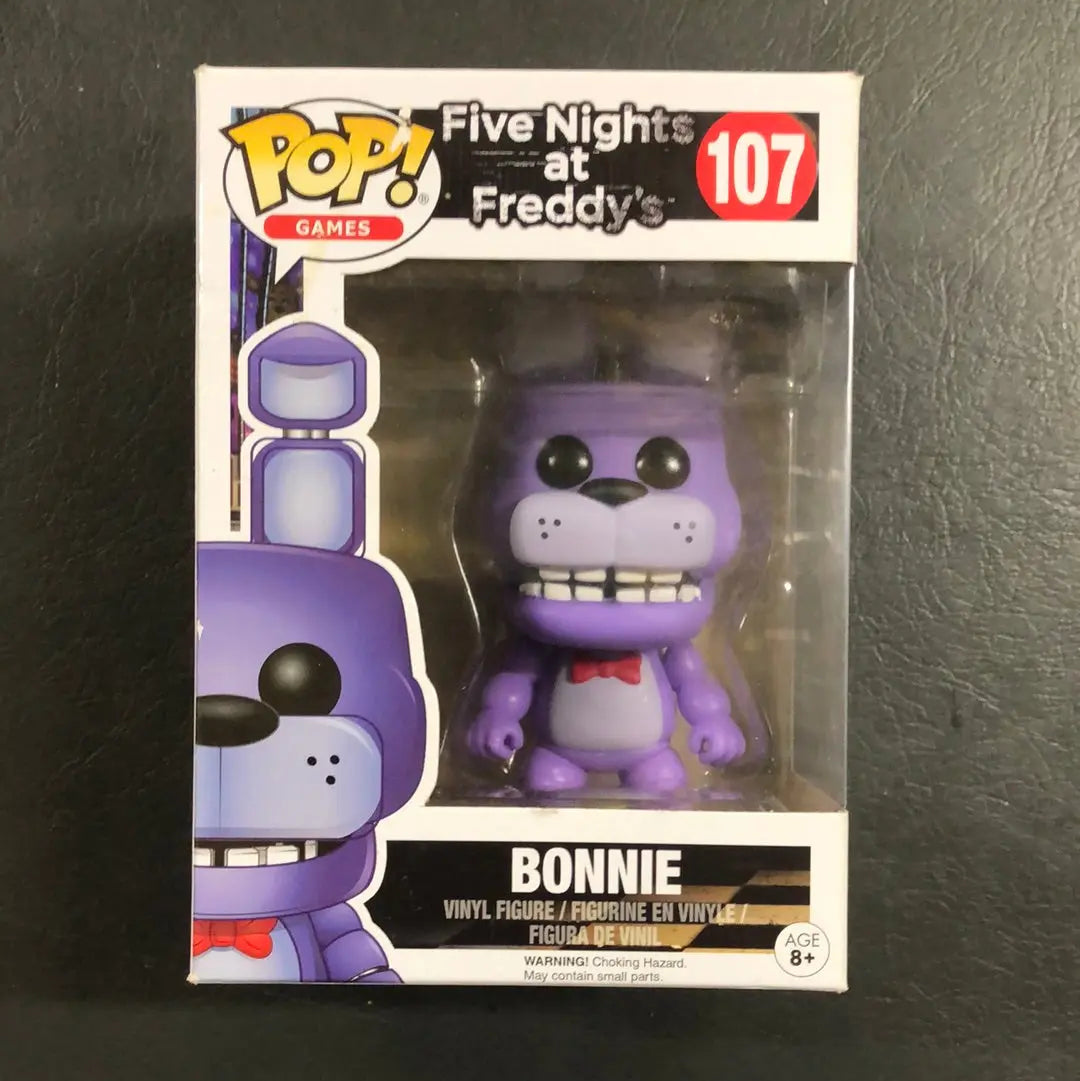 Funko POP! Games Five Nights at Freddy's BONNIE the Rabbit #107 FNAF FRENLY BRICKS - Open 7 Days