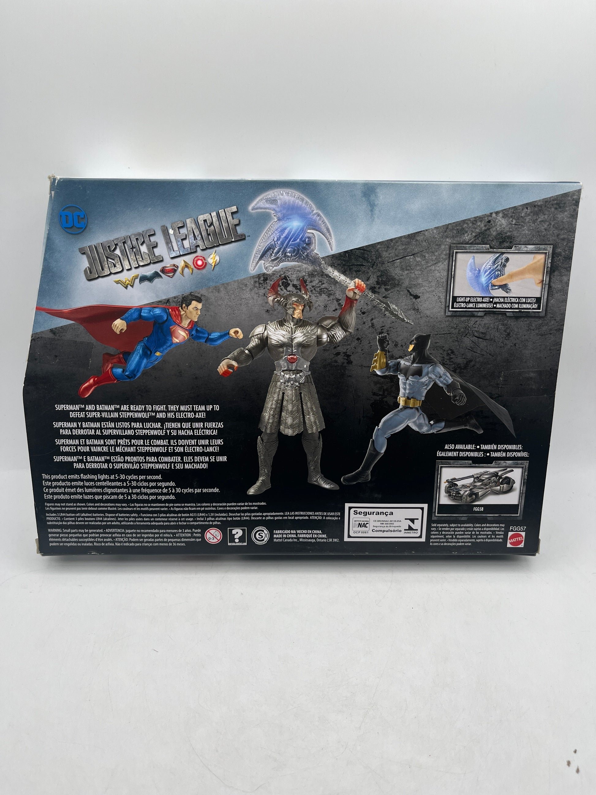 2017 Mattel DC Justice League Batman Steppenwolf Superman New Action Figure Set FRENLY BRICKS - Open 7 Days