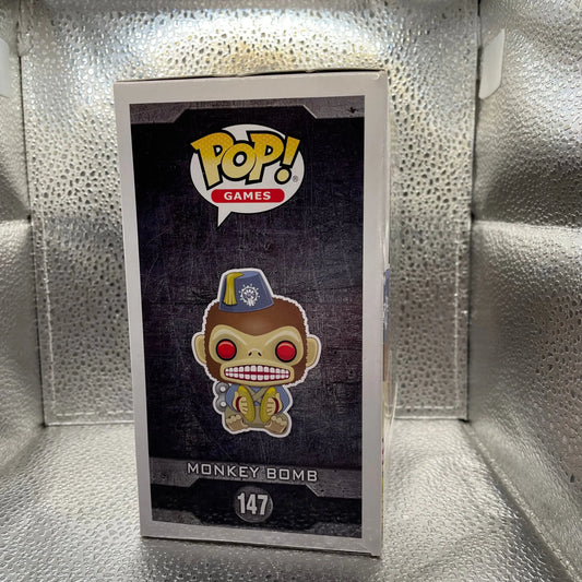 Funko Pop! Vinyl: Call of Duty - Monkey Bomb - GameStop (Exclusive) #147 RARE FRENLY BRICKS - Open 7 Days