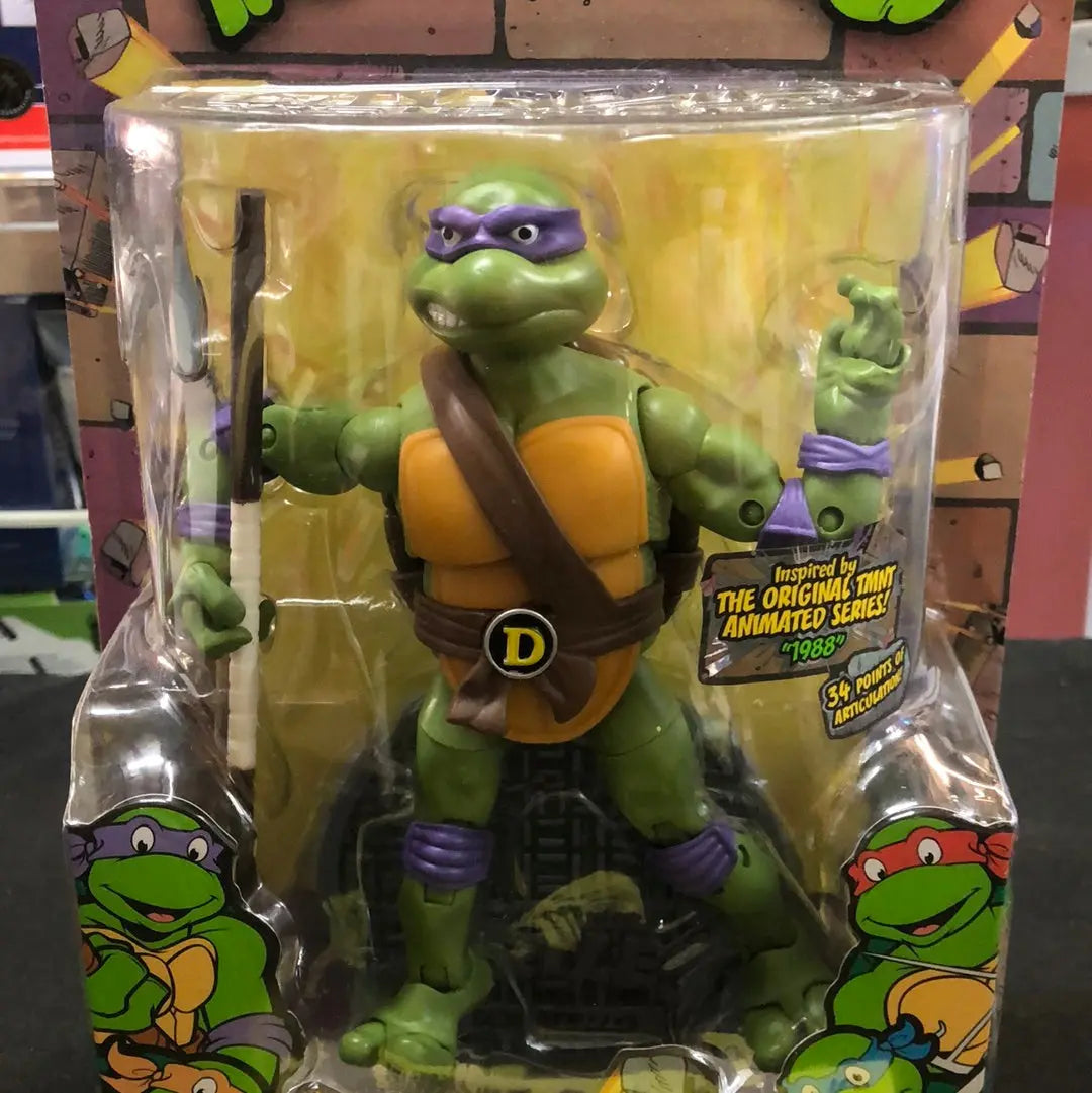 2012 Playmates TEENAGE MUTANT NINJA TURTLES: Classic Collection Donatello (1988) FRENLY BRICKS - Open 7 Days