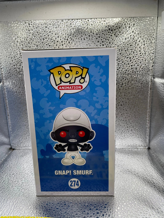 EXCLUSIVE THE SMURFS GNAP! SMURF 3.75" POP VINYL FIGURE FUNKO 274 POP ANIMATION FRENLY BRICKS - Open 7 Days