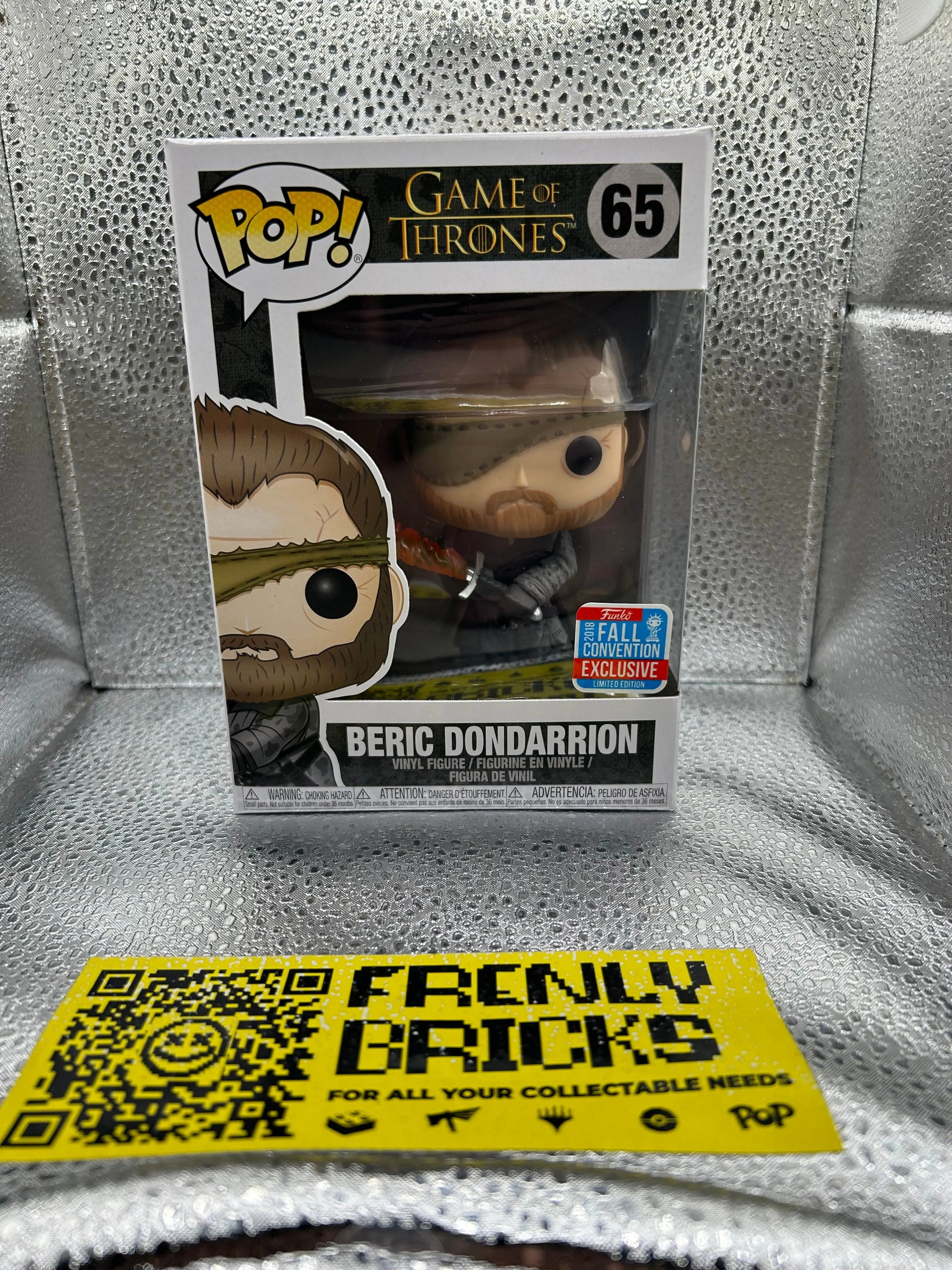 Pop Vinyl #65 Game Of Thrones Beric Dondarriom FRENLY BRICKS - Open 7 Days