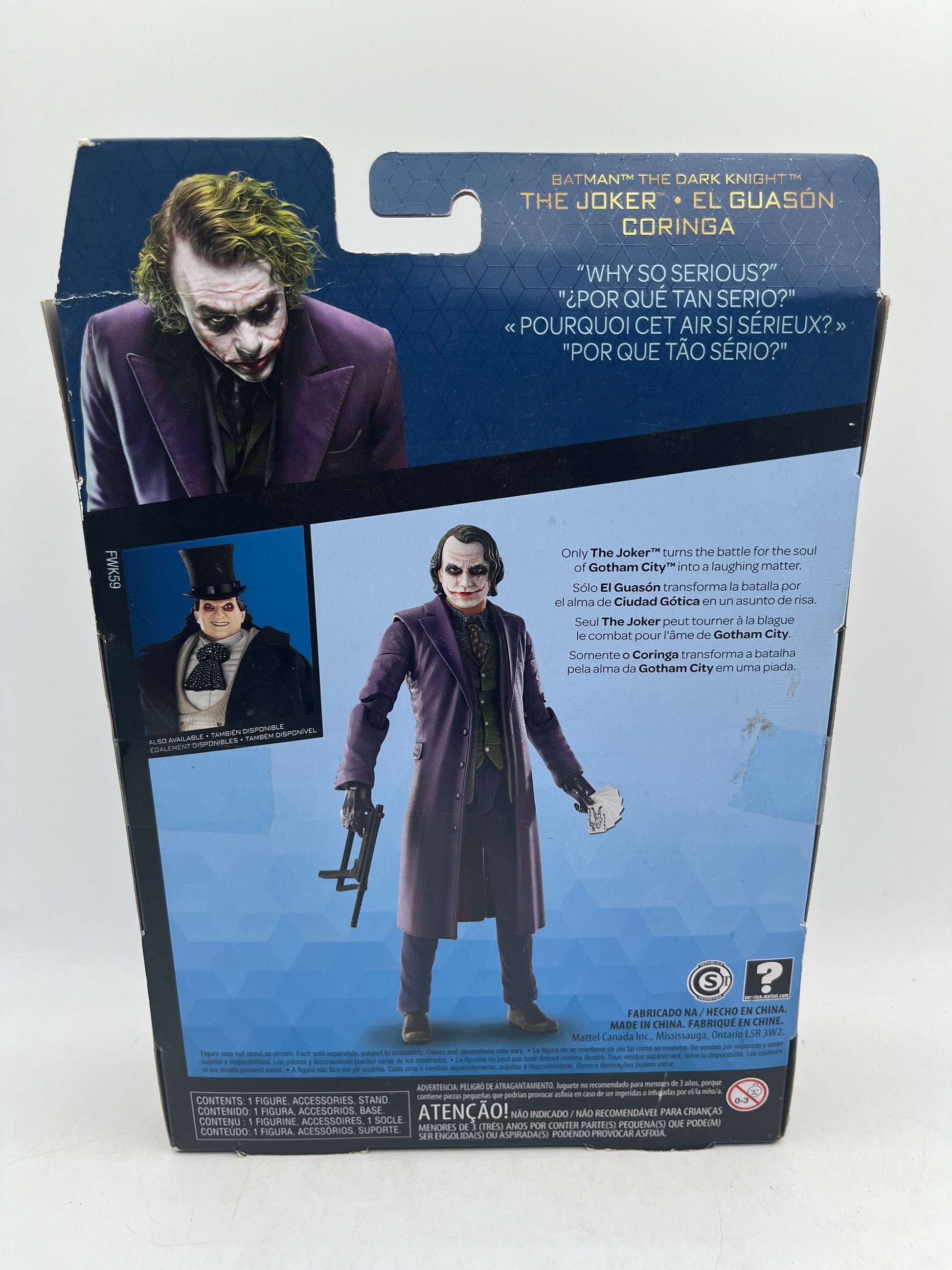 2018 Mattel DC Multiverse The Dark Knight THE JOKER (Heath Ledger) Figure FRENLY BRICKS - Open 7 Days