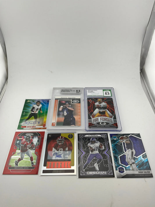 NFL Player Card Lot #1 Graded/Rare/Numbered FRENLY BRICKS - Open 7 Days