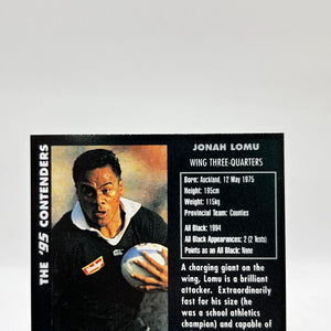 Johan Lomu - 1995 Dynamic Marketing Rugby Union - Rookie Card NZ All Blacks #21 FRENLY BRICKS - Open 7 Days