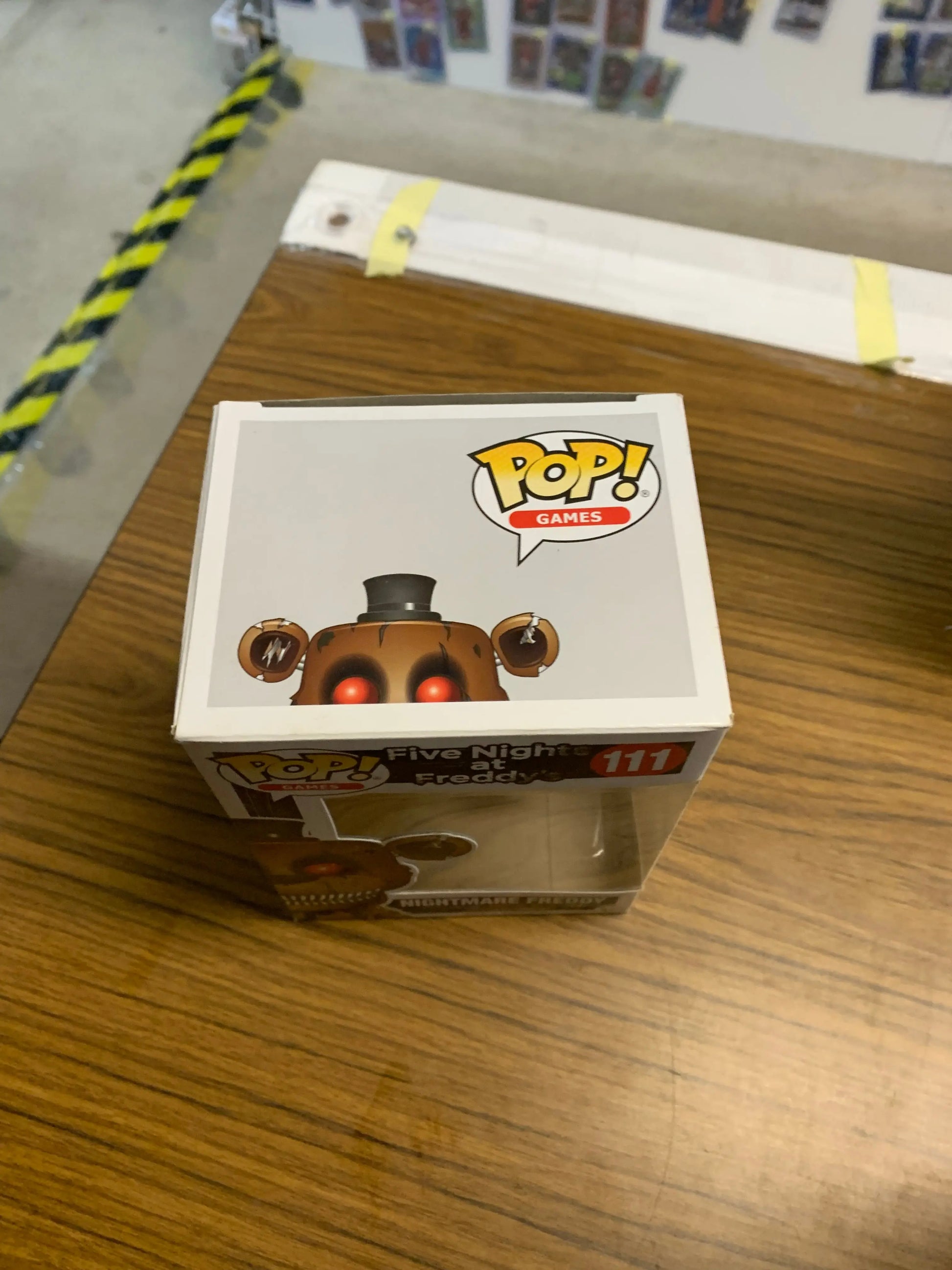 Five Nights at Freddy's #111 Nightmare Freddy Funko Pop! FRENLY BRICKS - Open 7 Days