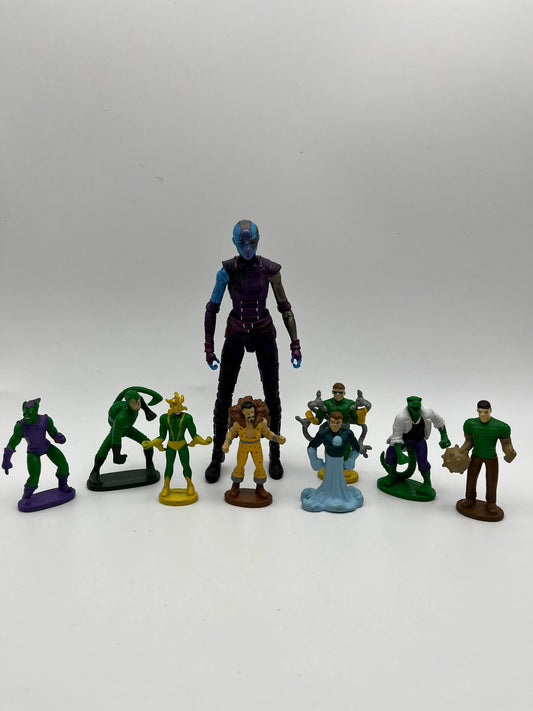 Marvel Legends Nebula + Free Mini Spider-Man Villains Action Figures FRENLY BRICKS - Open 7 Days