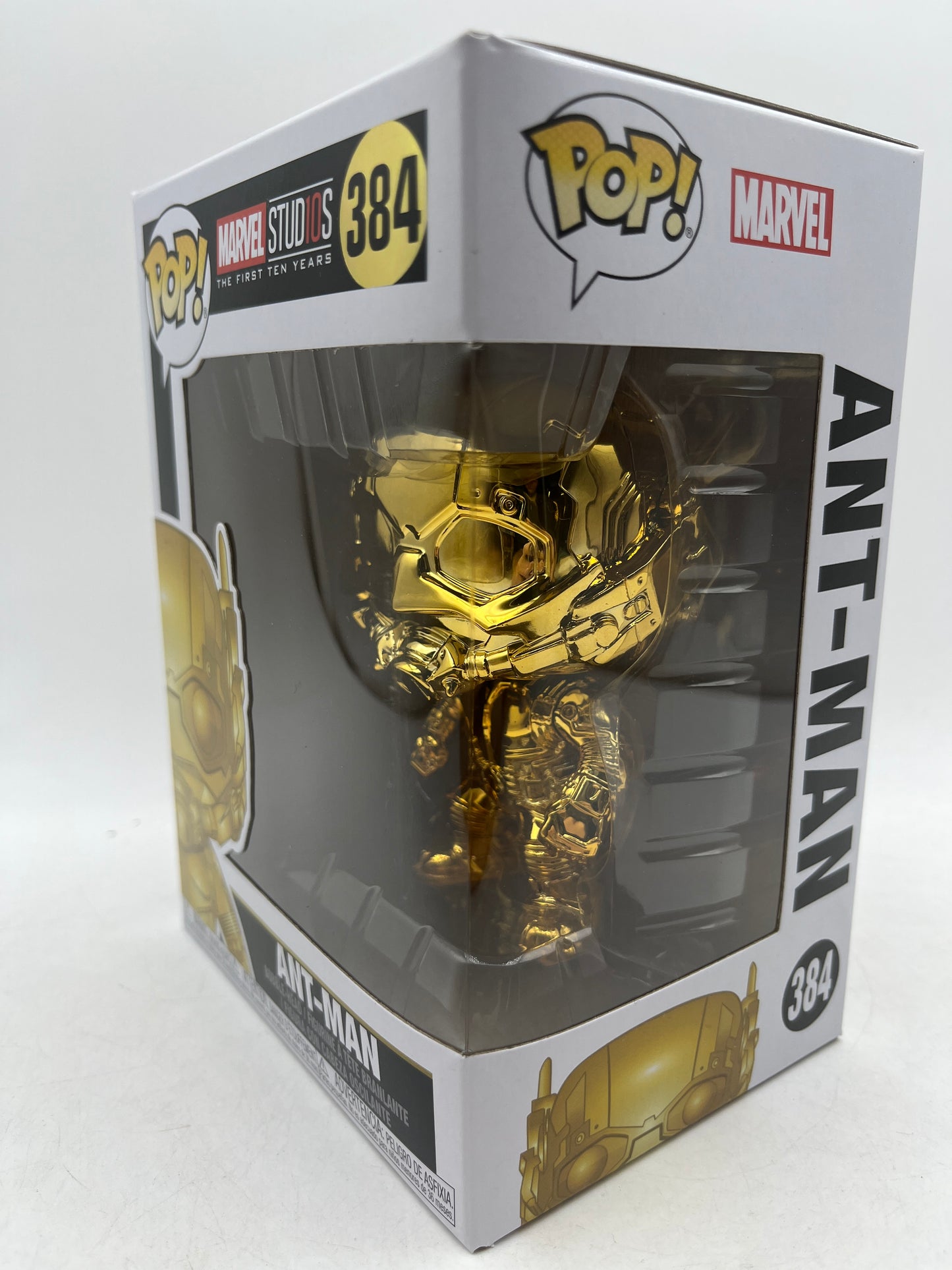 Funko Pop Marvel Studios The First 10 Years 384 Gold Ant-Man Vinyl Figure