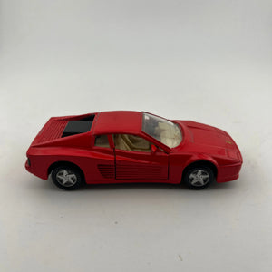 Maisto Ferrari 512TR 1:39 Scale Diecast Model Toy Car Shell Collezione Red - Loose FRENLY BRICKS - Open 7 Days