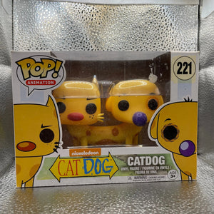 Funko Pop! Animation Nickelodeon: Cat Dog - CATDOG #221 - Vinyl Figure FRENLY BRICKS - Open 7 Days