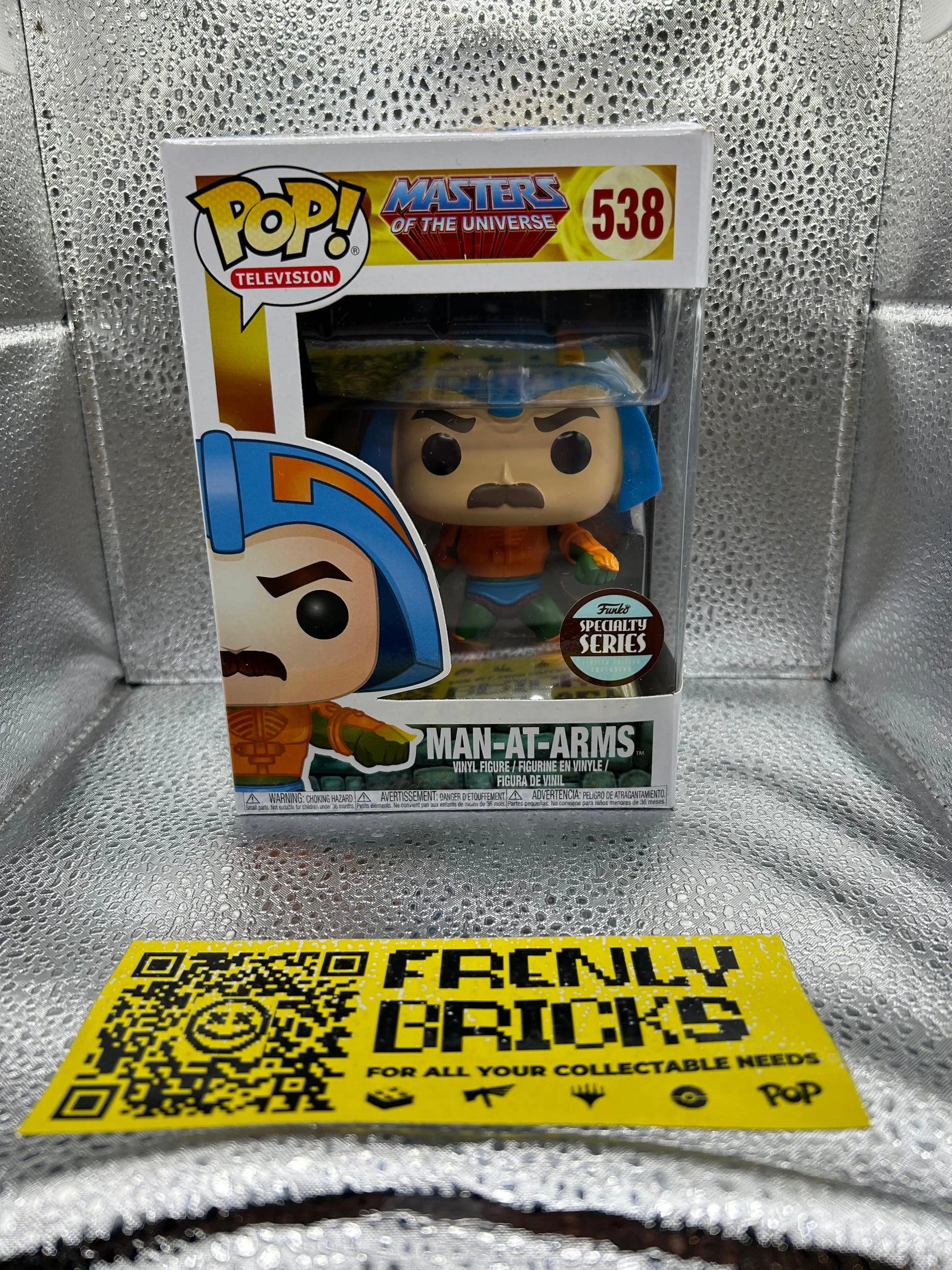 Pop Vinyl Masters Of The Universe Man-At-Arms FRENLY BRICKS - Open 7 Days