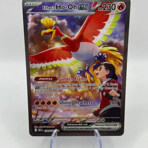 Pokemon TCG - Destined Rivals - Ethans Ho-oh ex 230/182 - SIR - Pristine Condition FRENLY BRICKS - Open 7 Days