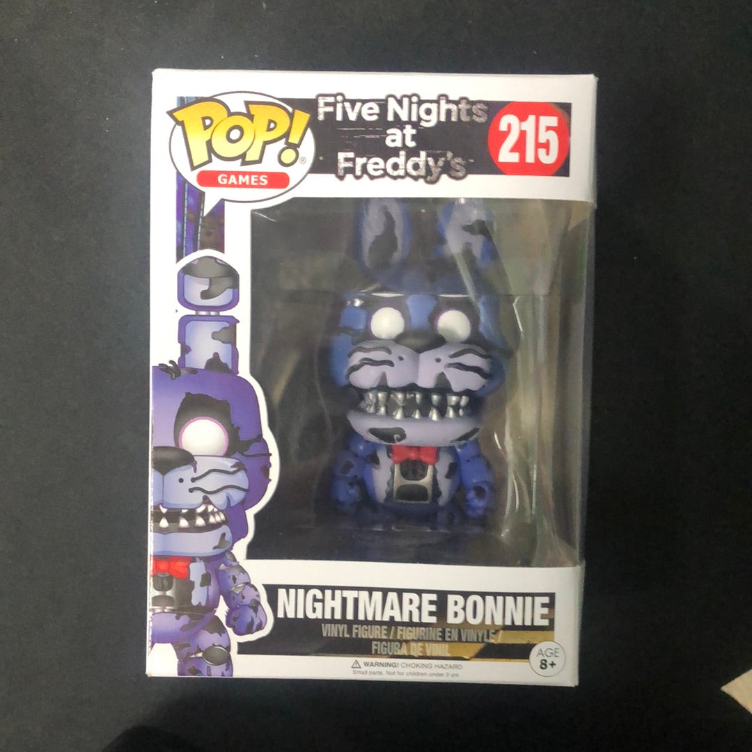 Funko Pop! Vinyl: Five Nights at Freddy's - Nightmare Bonnie #215 FRENLY BRICKS - Open 7 Days