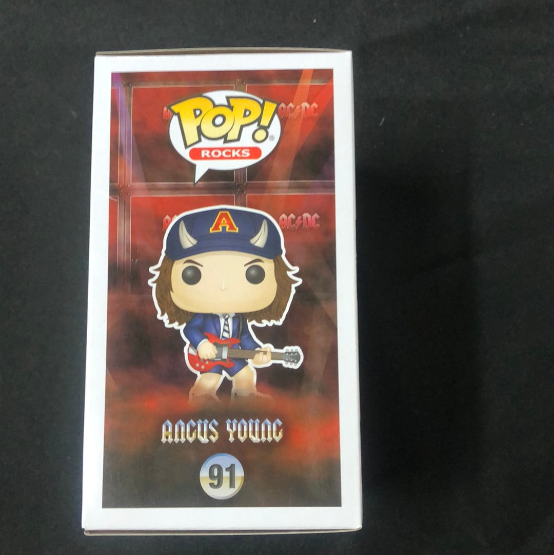 ACDC ANGUS YOUNG CHASE #91 FUNKO POP ROCKS VINYL LIMITED EDITION FRENLY BRICKS - Open 7 Days