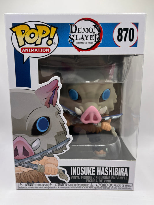Funko Pop! Vinyl Demon Slayer: Kimetsu no Yaiba Series - Inosuke Hashibira #870 FRENLY BRICKS - Open 7 Days