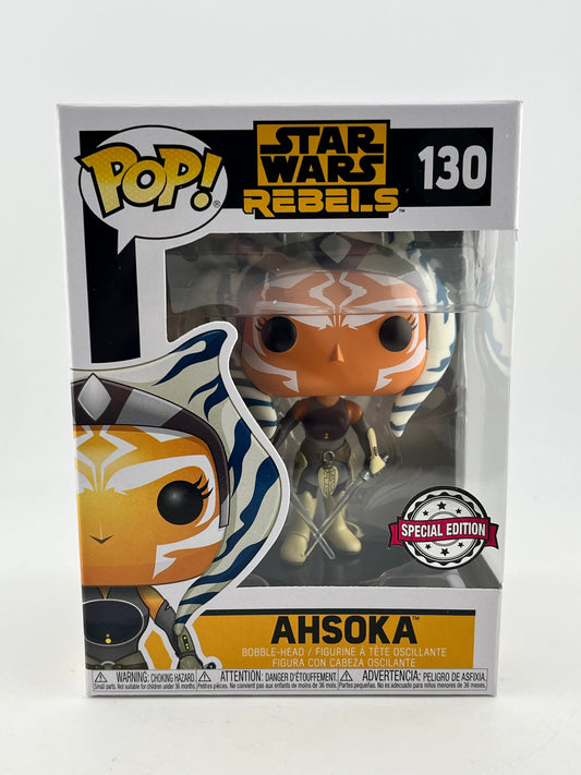 Funko POP! Star Wars Rebels - Ashoka #130 - Special Edition FRENLY BRICKS - Open 7 Days