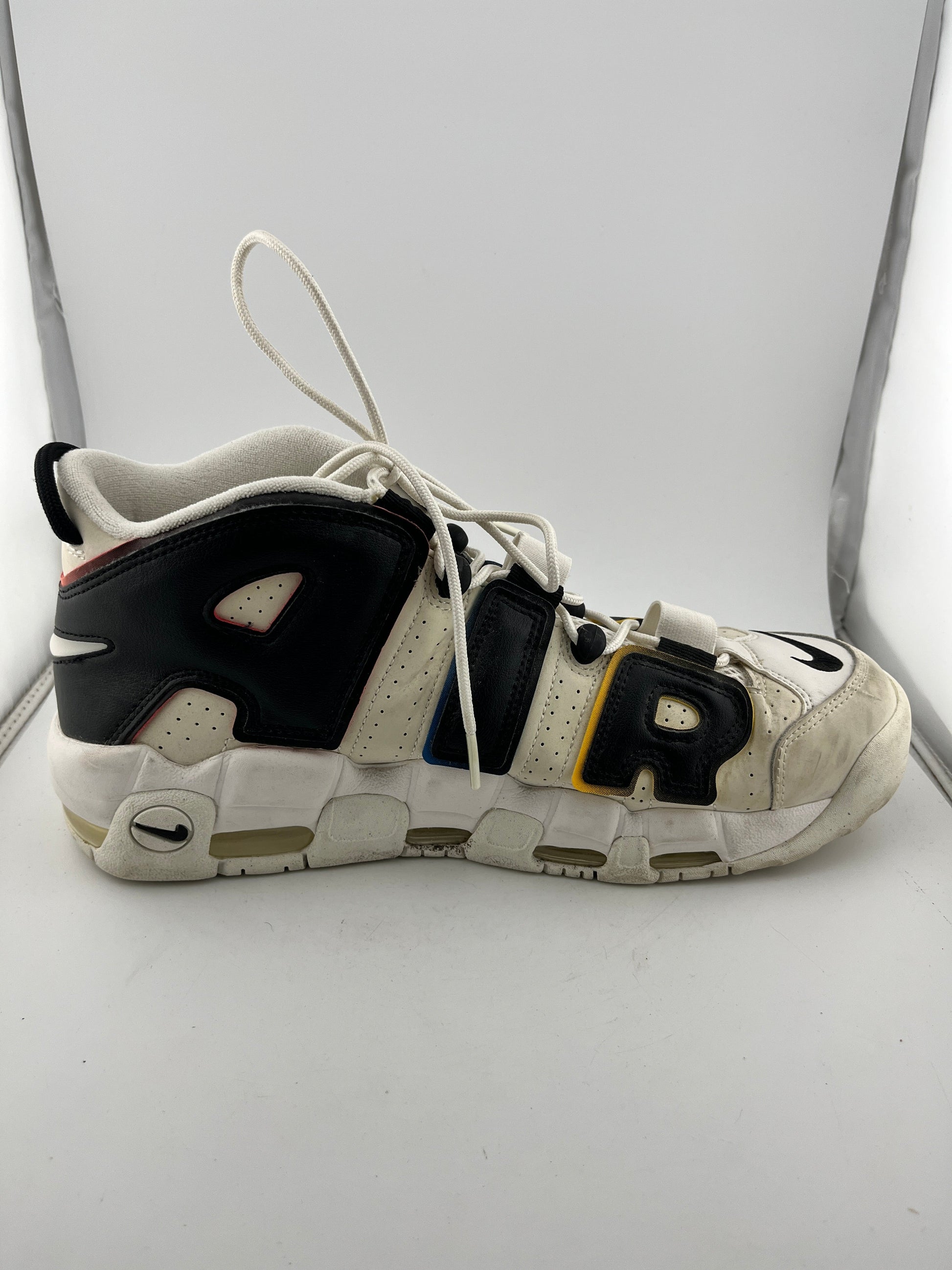 Nike Air More Uptempo '96 Shoe Trading Cards White Blue DM1297-100 - Mens Size US 11 FRENLY BRICKS - Open 7 Days