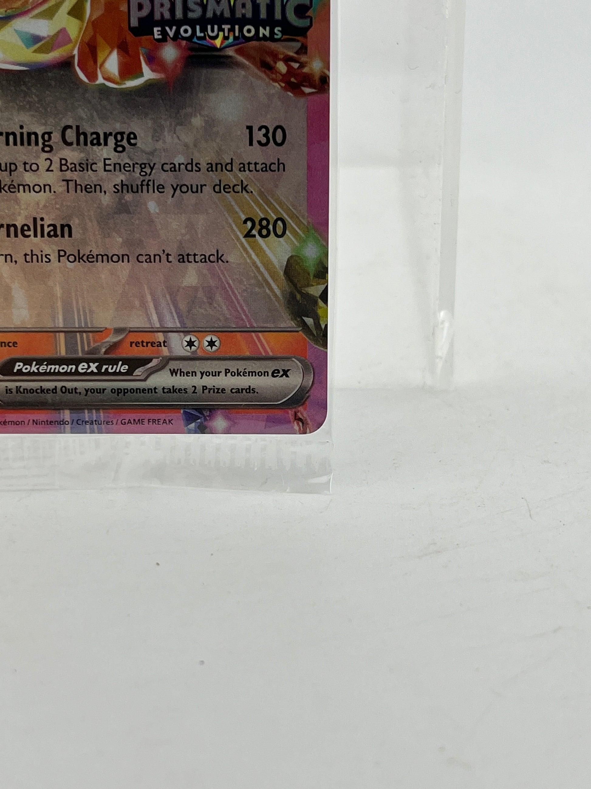Pokémon Flareon EX 014/131 - Prismatic Evolution Scarlet & Violet FRENLY BRICKS - Open 7 Days