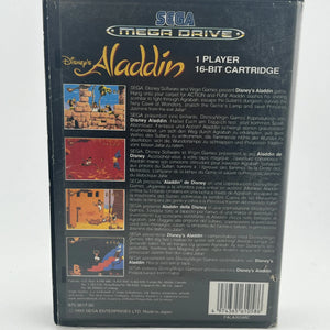 Disney's Aladdin for Sega Mega Drive - Complete - Untested FRENLY BRICKS - Open 7 Days