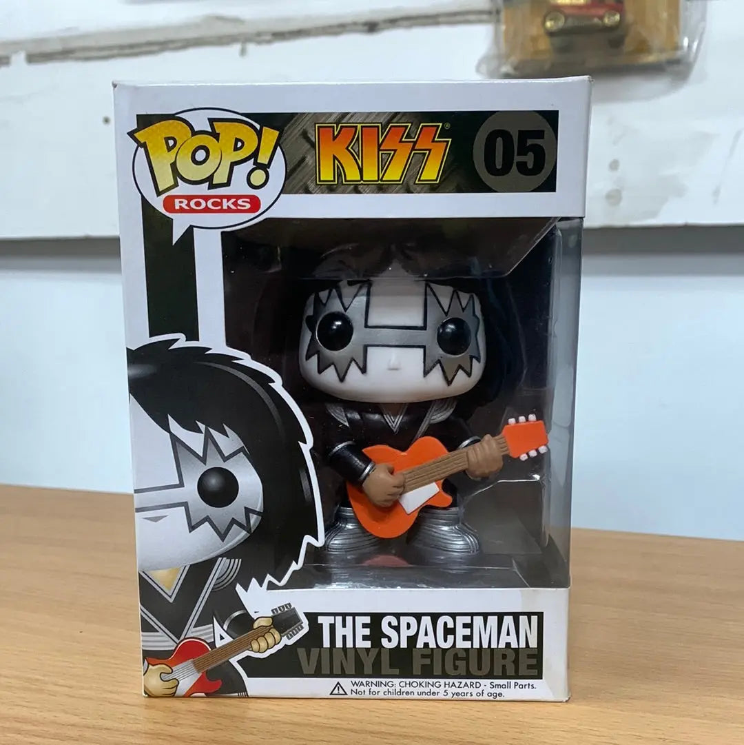 FUNKO POP ROCKS KISS #05 THE SPACEMAN VAULTED VINYL FIGURE FRENLY BRICKS - Open 7 Days