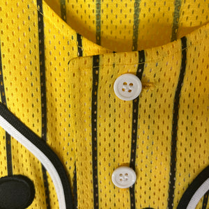Nippon Baseball Hanshin Tigers Yellow/Black Blank Jersey Large