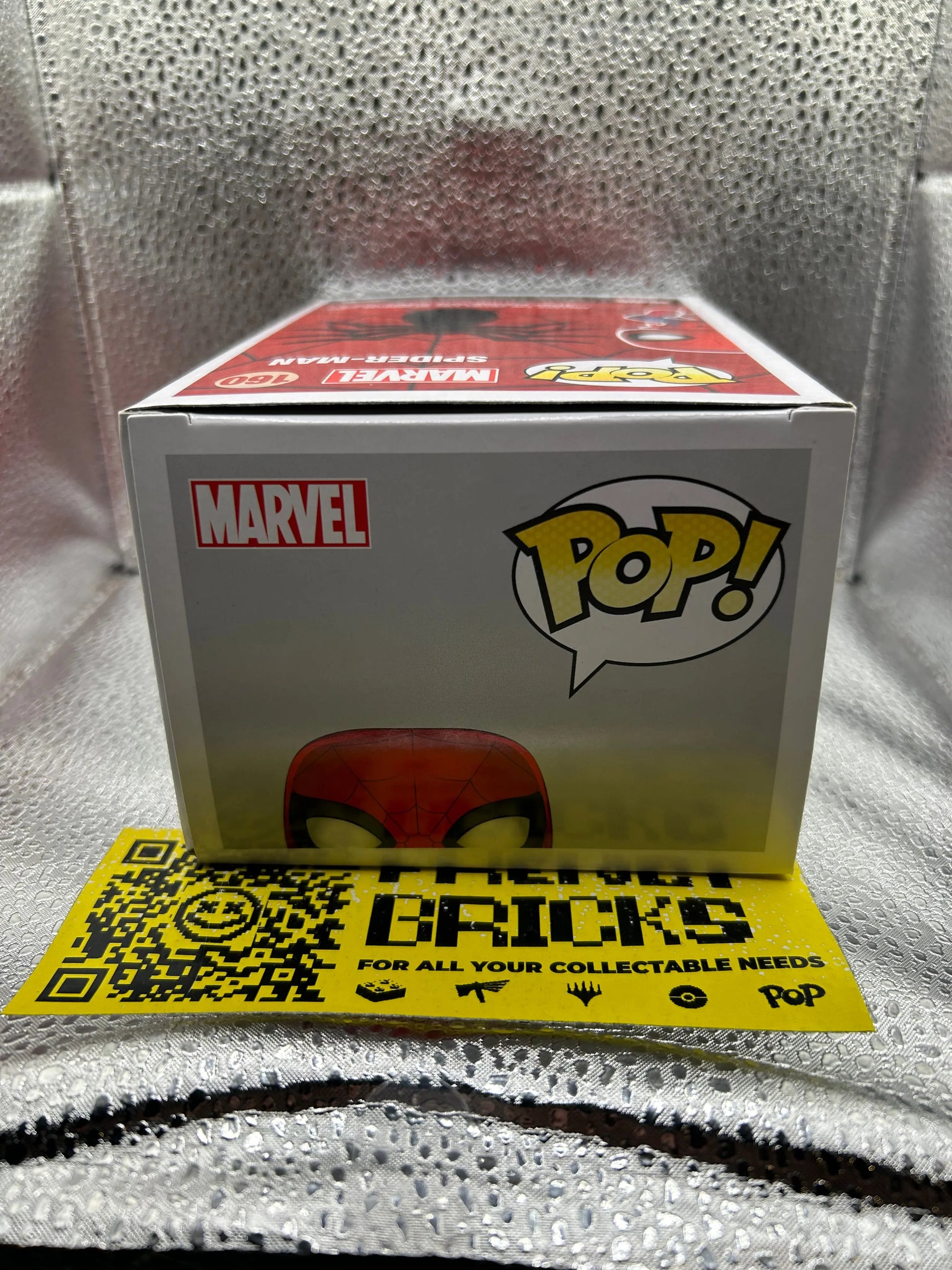 Pop Vinyl Marvel #160 Spider Man FRENLY BRICKS - Open 7 Days