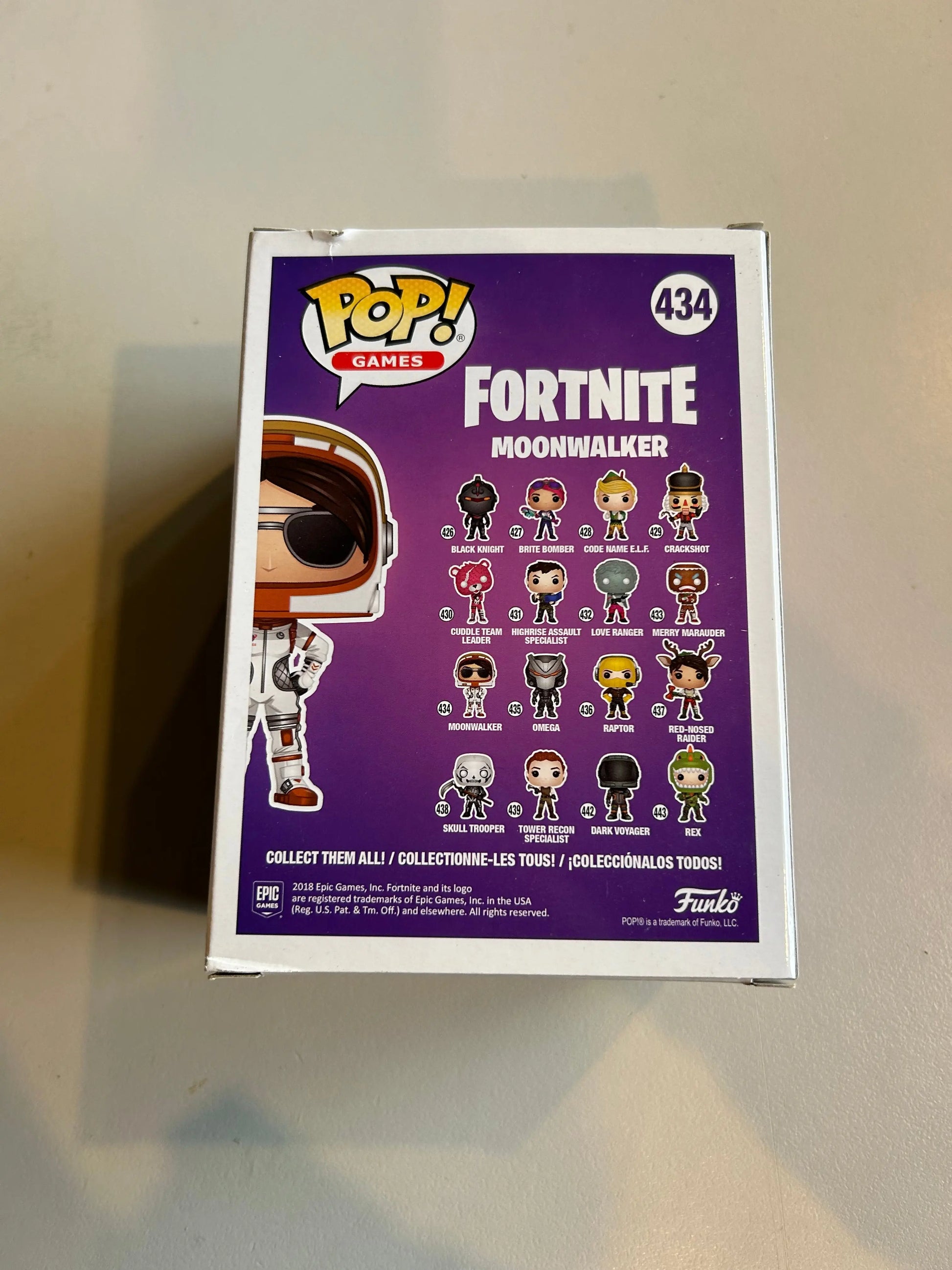 Pop Vinyl Fortnite 434 Moonwalker FRENLY BRICKS - Open 7 Days