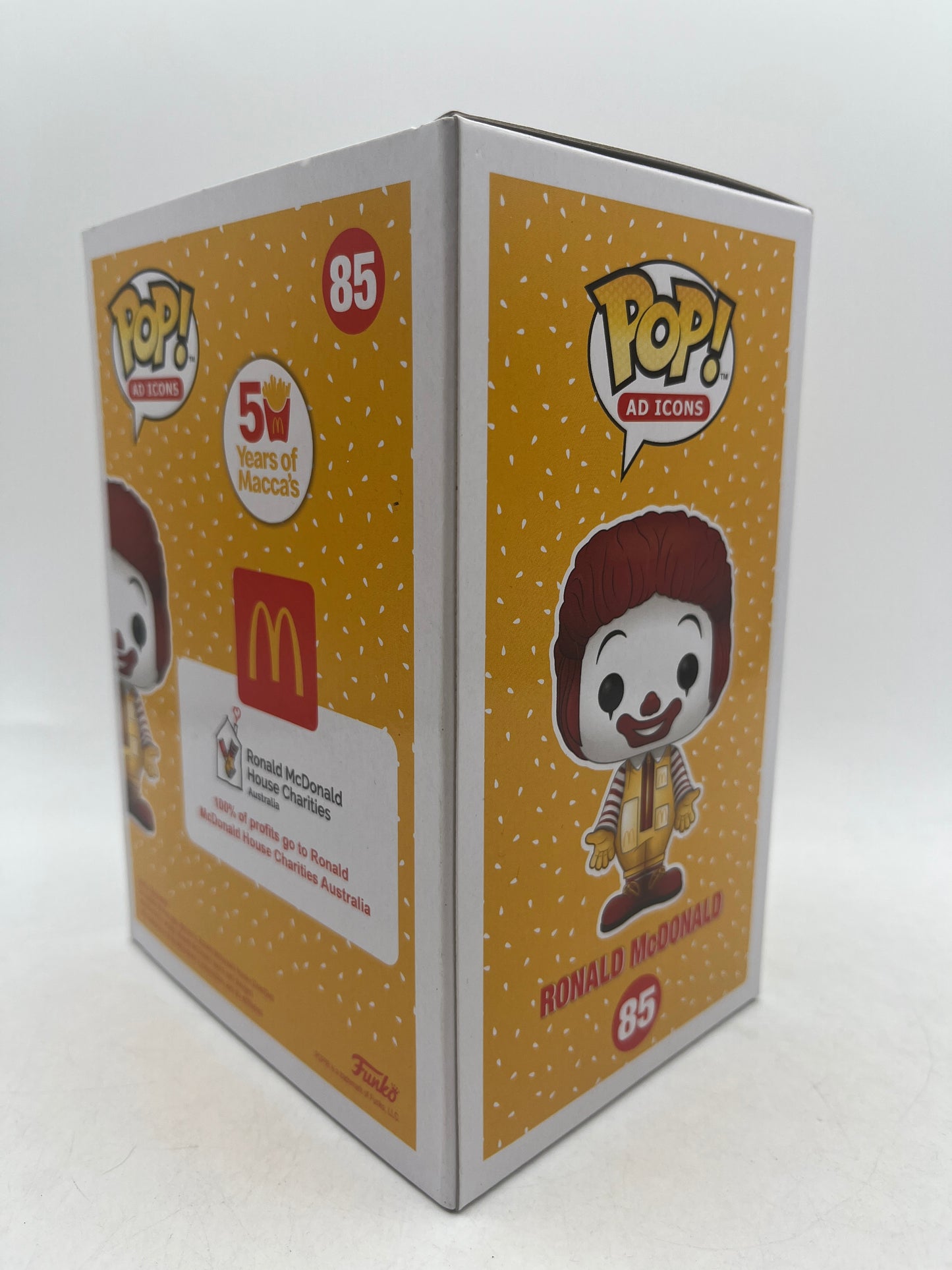 Funko POP! McDonalds Australia Ronald McDonald Diamond #85 50 Years of Macca's
