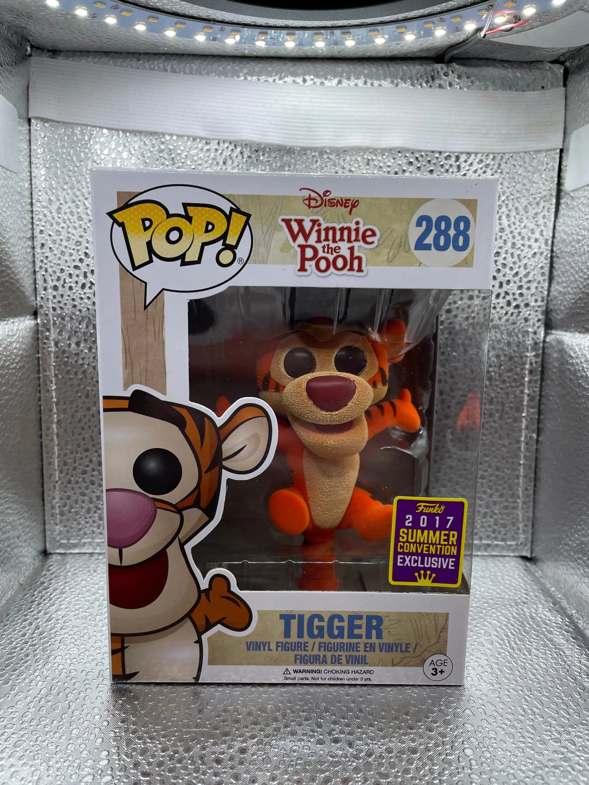 RARE FLOCKED TIGGER Winnie the Pooh SDCC 288 Funko Pop Vinyl New in Box FRENLY BRICKS - Open 7 Days