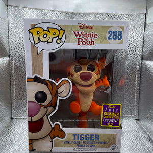 RARE FLOCKED TIGGER Winnie the Pooh SDCC 288 Funko Pop Vinyl New in Box FRENLY BRICKS - Open 7 Days