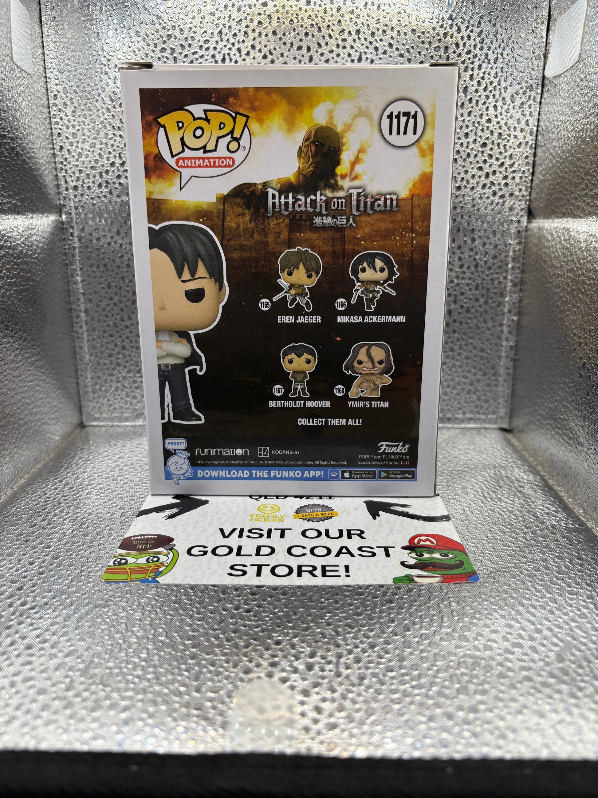 Funko POP - Animation - ATTACK ON TITAN - FORMAL LIVI #1171 FRENLY BRICKS - Open 7 Days