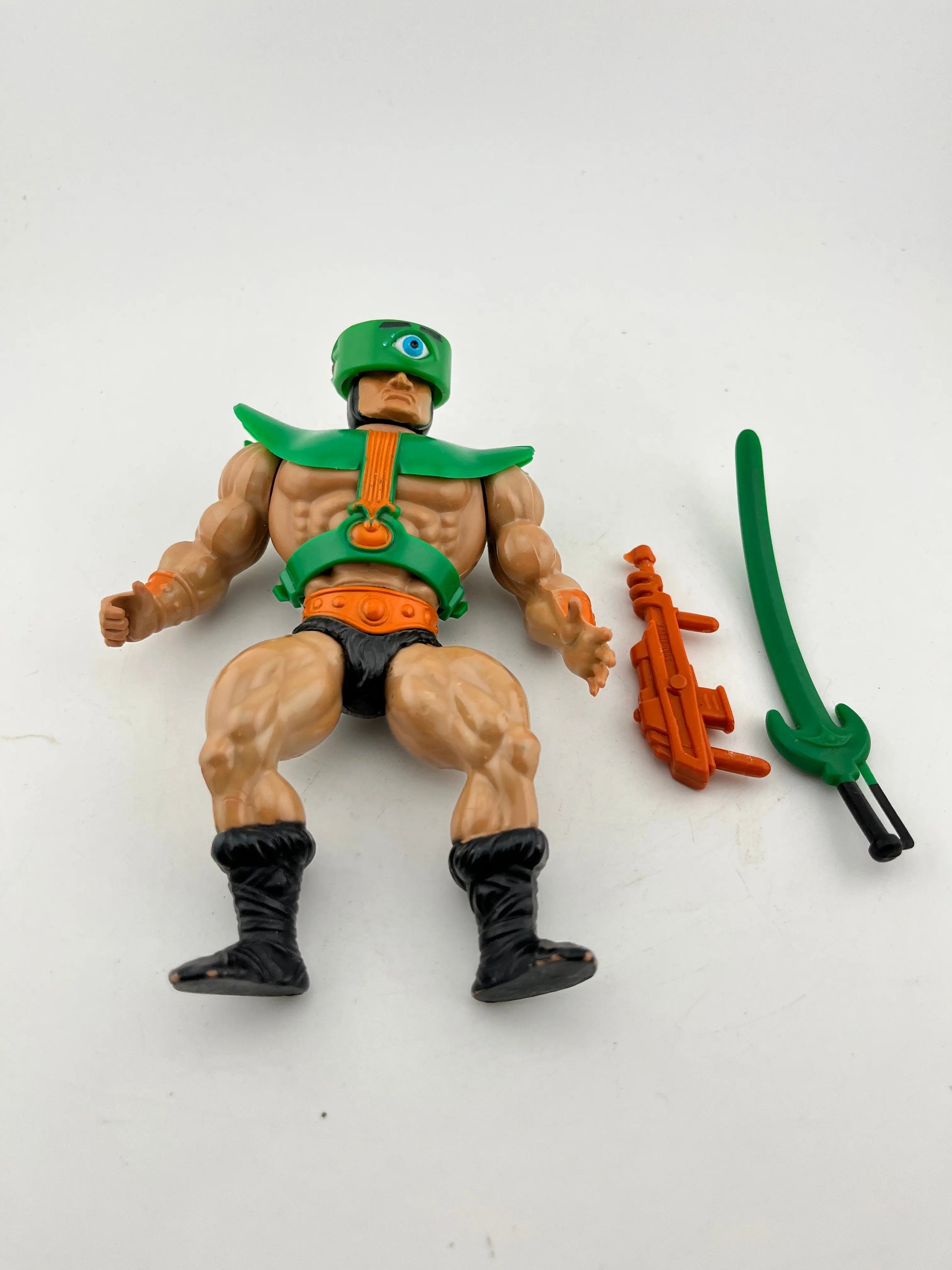 Vintage 1981 Mattel He-man Masters of the Universe - Triclops Figure - Complete FRENLY BRICKS - Open 7 Days