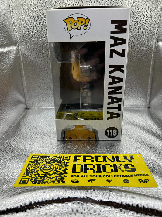 Pop Vinyl Star Wars #118 Maz Kanata FRENLY BRICKS - Open 7 Days