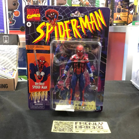 Spider-Man: Marvel Legends Retro Series - Ben Reilly Spider-Man Action Figure FRENLY BRICKS - Open 7 Days