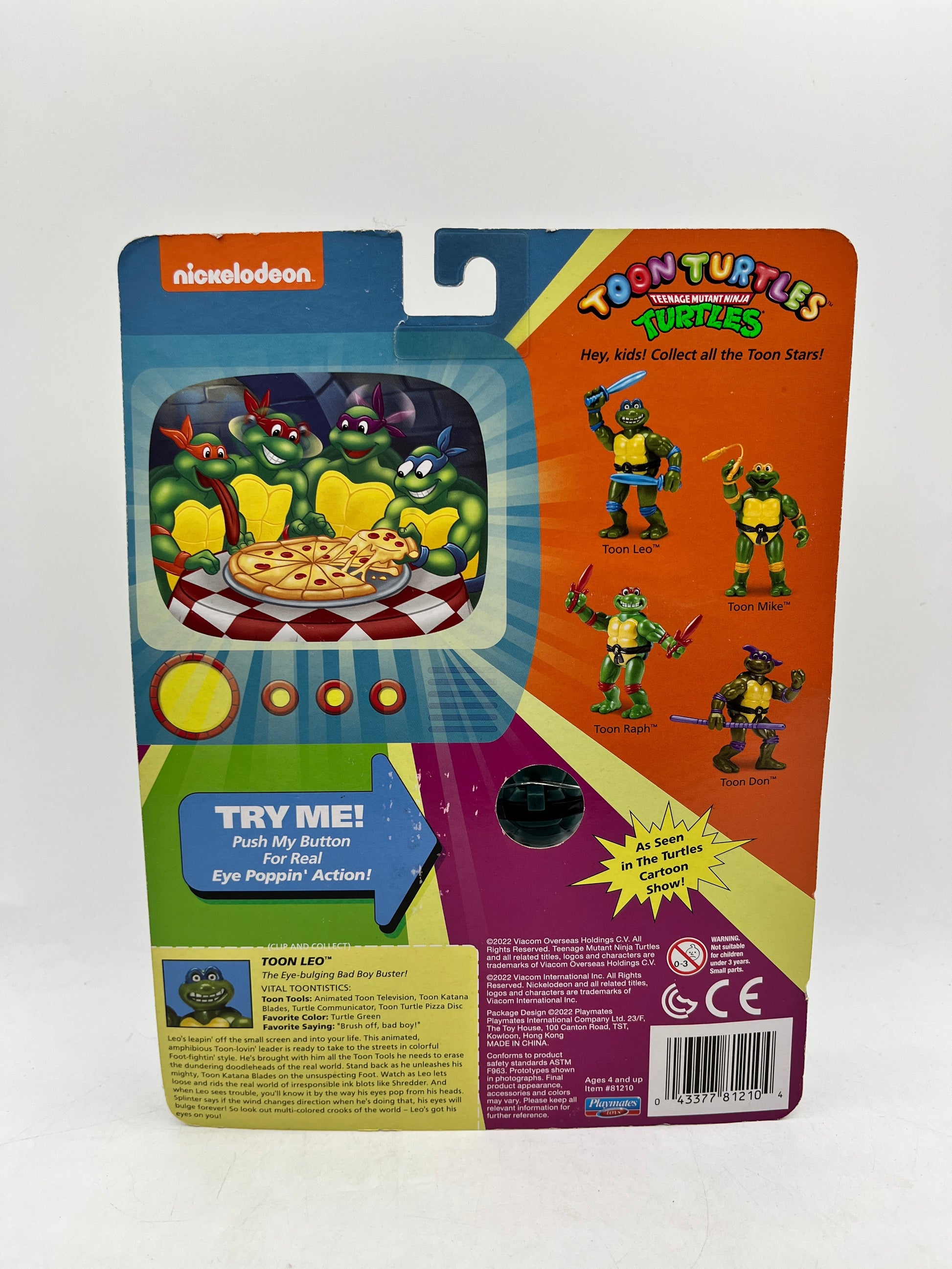 Playmates - Toon Turtles TMNT - Toon Leo 2022- Sealed FRENLY BRICKS - Open 7 Days