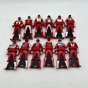 Bundle Power Rangers Legacy Keys 12 Different Red Rangers - Lot #2 - Bandai FRENLY BRICKS - Open 7 Days