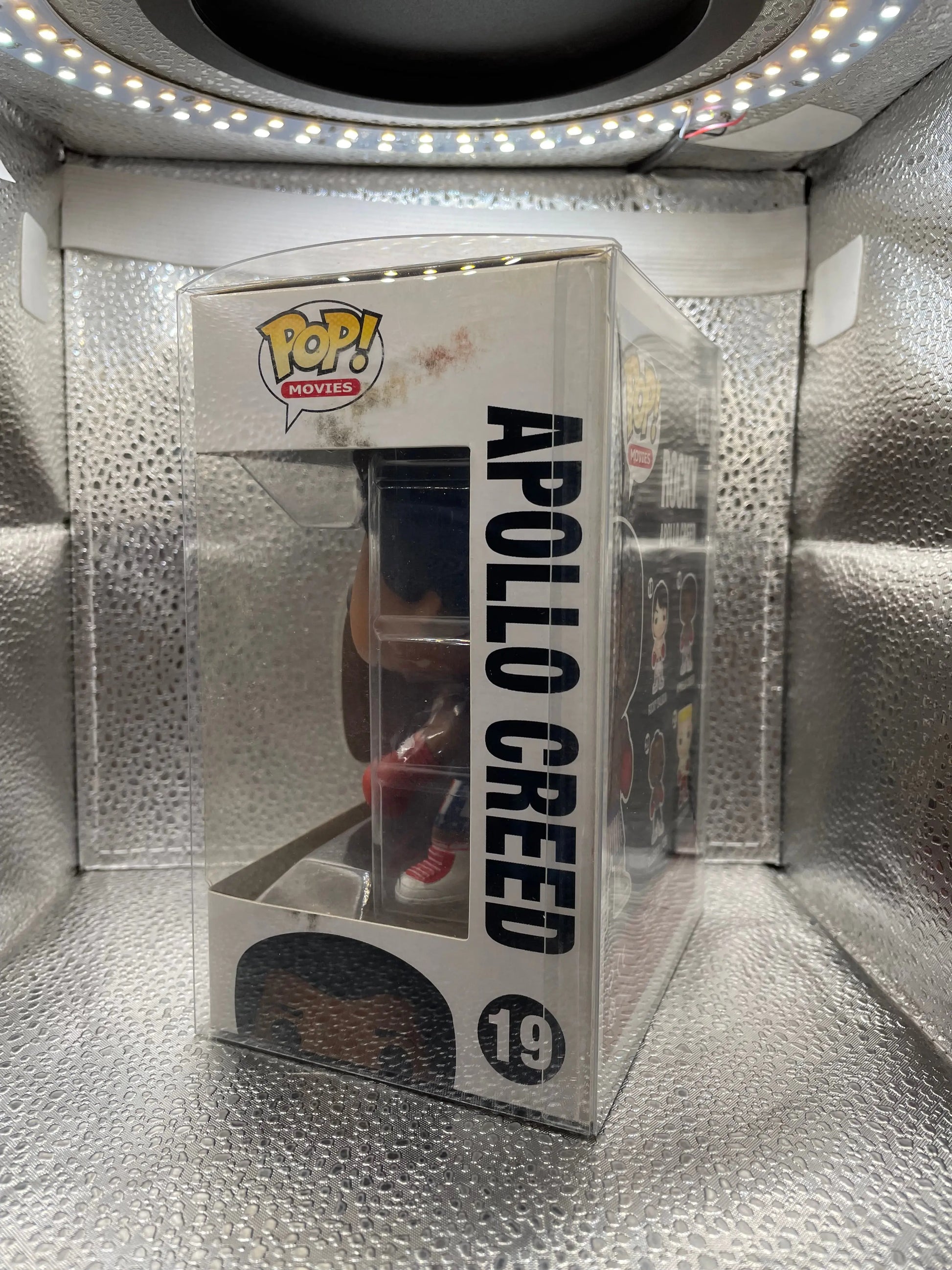 Funko Pop Movies - Rocky - Apollo Creed #19 - Vaulted Rare 2012 - In Pop Protector FRENLY BRICKS - Open 7 Days