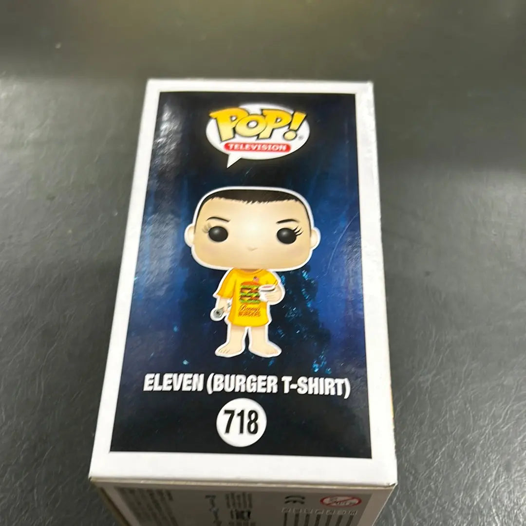 ELEVEN (BURGER T-SHIRT)) #718 Stranger Things Funko Pop Vinyl FRENLY BRICKS - Open 7 Days