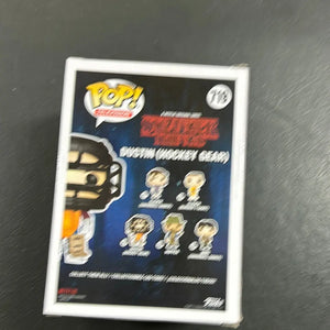 Funko Pop Television #719 Stranger Things Dustin Hockey Gear FRENLY BRICKS - Open 7 Days