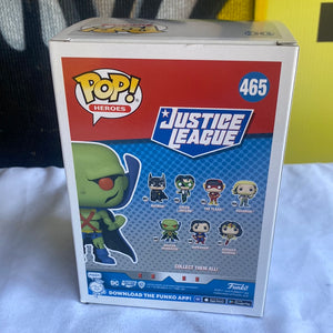 Funko POP! Martian Manhunter #465 FRENLY BRICKS - Open 7 Days