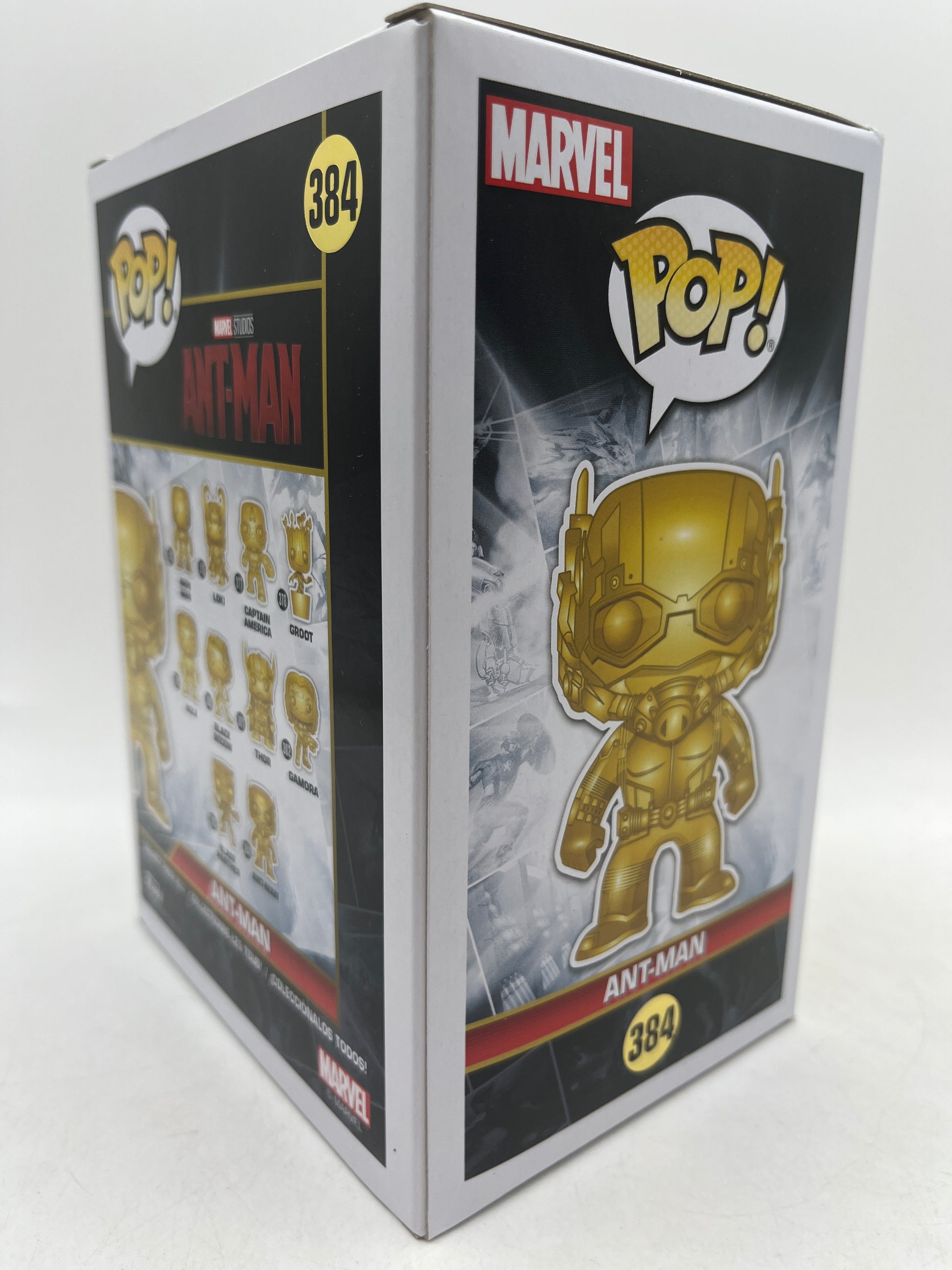Funko Pop Marvel Studios The First 10 Years 384 Gold Ant-Man Vinyl Figure image 6