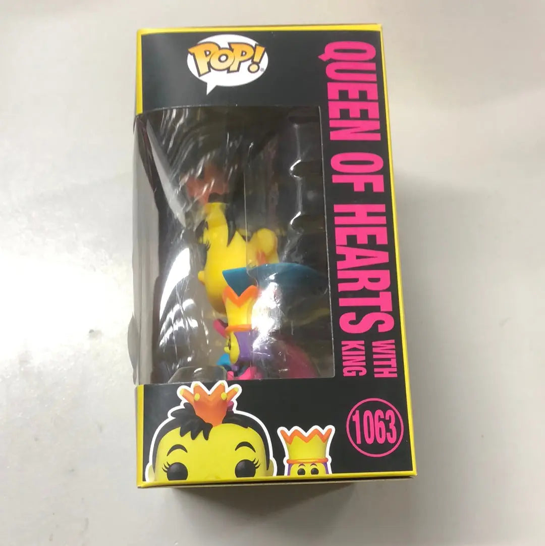 Disney Funko Pop - Queen of Hearts (Black Light) - Alice in Wonderland- No. 1063 FRENLY BRICKS - Open 7 Days