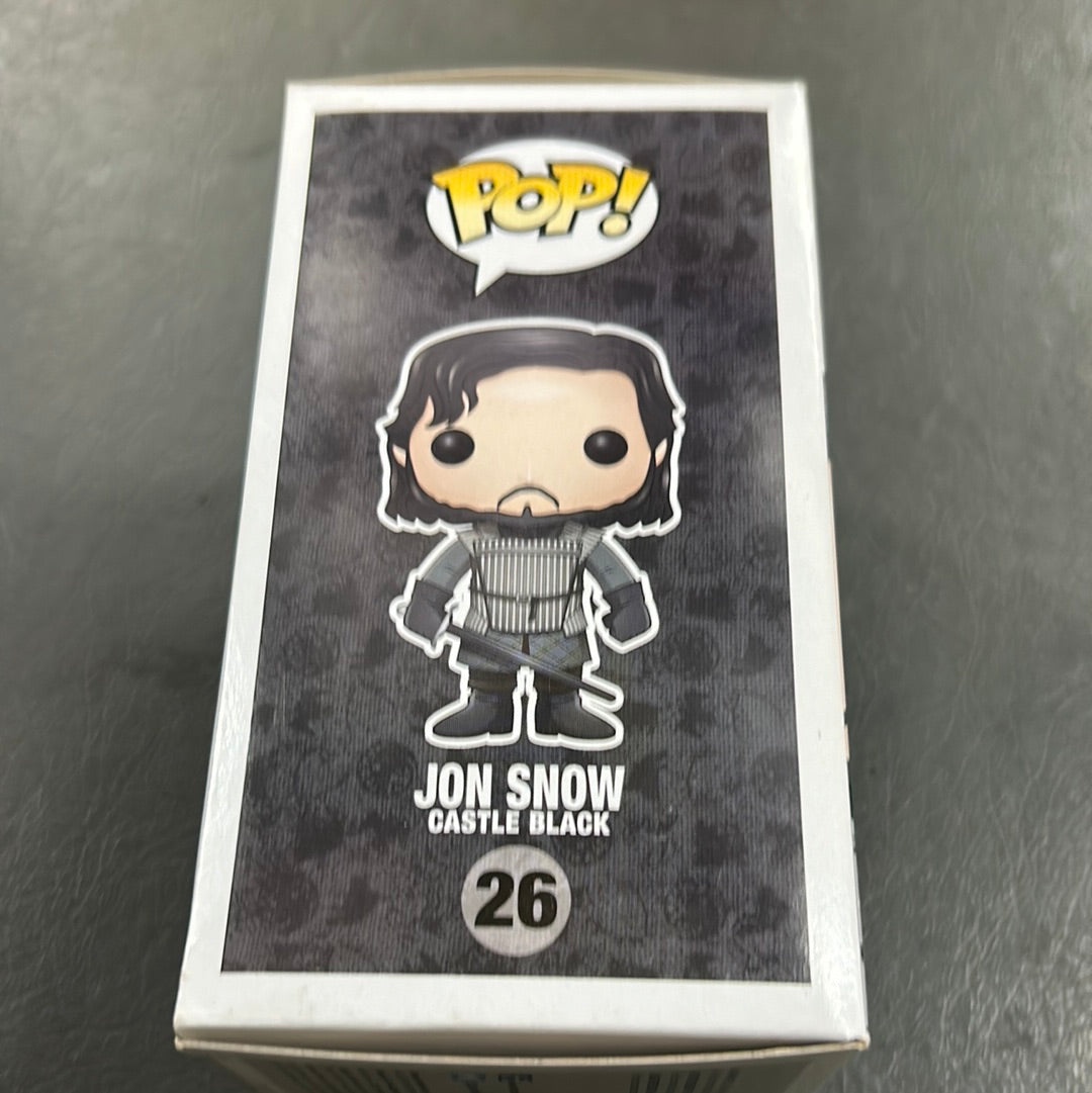 Jon Snow Castle Black #26 Game Of Thrones Funko Pop Vinyl FRENLY BRICKS - Open 7 Days