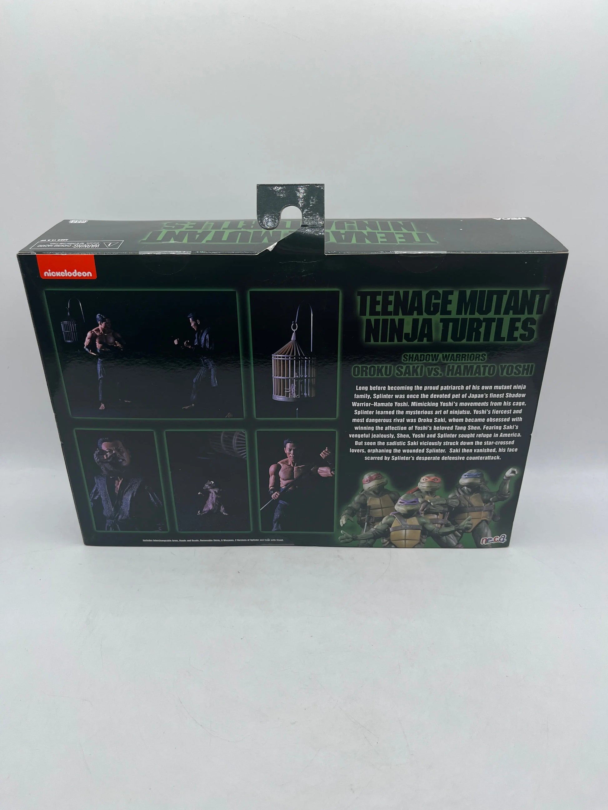 NECA TMNT 2021 Oroku Saki & Hamato Yoshi Teenage Mutant Ninja Turtles Movie 1990 FRENLY BRICKS - Open 7 Days