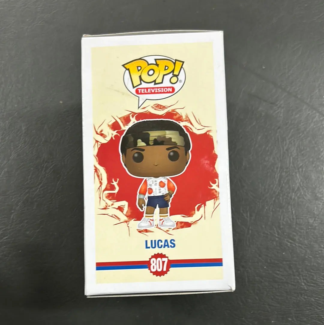 Stranger Things Lucas Pop! Vinyl Figure #807 FRENLY BRICKS - Open 7 Days