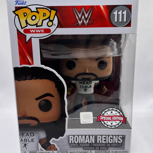 Funko Pop! WWE #111 Roman Reigns - Exclusive Head of the Table FRENLY BRICKS - Open 7 Days